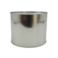 100ml 250ml 500ml 1000ml Petite boîte de conserve de peinture en métal ronde vide avec couvercles Emballage de boîte de conserve en gros