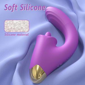 Vibrateur de luxe étanche pour stimulation orale, 9 vitesses, moteur silencieux, masseur de point G pour couples - Product Image 3