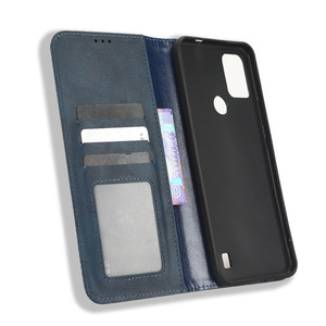 Étui portefeuille rétro en cuir pour téléphone <span class=keywords><strong>Vodafone</strong></span> Smart V22 - Product Image 3