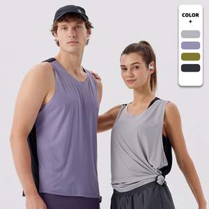 ใหม่เสื้อกีฬาแห้งเร็วสำหรับผู้ชายเสื้อออกกำลังกายแขนกุดสำหรับฟิตเนสวิ่งบาสเก็ตบอลสำหรับวิ่งมาราธอน - Product Image 1