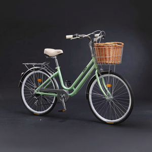Bicicleta de <span class=keywords><strong>Paseo</strong></span> Urbana para <span class=keywords><strong>Mujer</strong></span>, de 26 Pulgadas, con Cuadro de Acero, de Una Velocidad, con Freno de Contrapedal, Ideal para la Ciudad y el Ocio, la Mejor Oferta de Fábrica - Product Image 5
