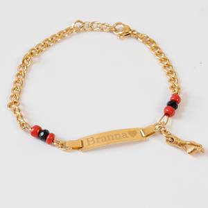 สร้อยข้อมือคิวบาแบบปรับได้สำหรับเด็ก, สร้อยข้อมือคิวบาแบบปรับได้สำหรับเด็กทารก - Product Image 3