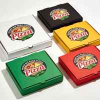 Boîtes à pizza en gros, triangulaires, rectangulaires, personnalisées, boîtes à pizza en carton ondulé avec logo