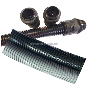 Tubo de nailon PE corrugado de doble pared, tubo de <span class=keywords><strong>alcantarilla</strong></span> de polietileno Flexible Industrial, telar de alambre dividido, servicio de procesamiento de corte personalizado - Product Image 6