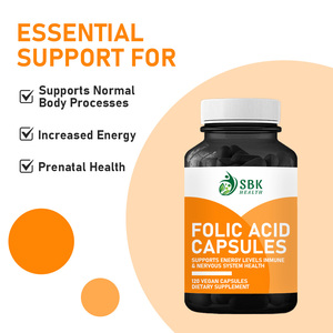 Capsules d'acide folique directement de l'usine, avec acide folique, favorisent la normalité du corps, soutiennent la santé, favorisent la santé cardiovasculaire - Product Image 3