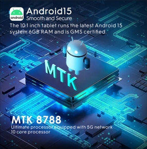 Tablet 2026 DXD <span class=keywords><strong>Pad</strong></span> P17 Pro de 10.1 Pulgadas, 4GB de RAM, 64GB de ROM, Android 11, MTK Octa Core con Lápiz Óptico para Uso Empresarial, Estudio y Juegos - Product Image 2