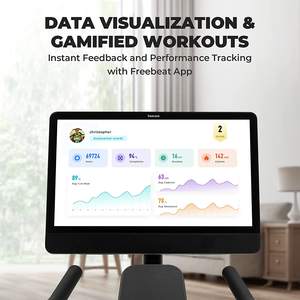 Xlitan — vélo spinner magnétique de qualité supérieure, bicyclette à usage domestique, avec grand écran et <span class=keywords><strong>application</strong></span> - Product Image 2