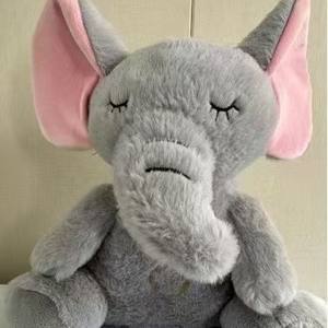 Dikiş aydınlık süper yumuşak peluş oyuncak köpek solunum ışık ve çocuklar için yatıştırıcı ses PP pamuk doldurma - Product Image 5