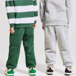 Unisex <b>Kids</b> Corduroy Sweatpants Soft Comfortable <b>Elastic</b> Cuffed Bottom Jogger Pants 100% Cotton Durable Winter Sports Casual - Product Image 4