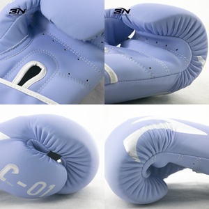 BN боксерские тренировочные перчатки боксерская груша для бокса спарринга Тяжелая сумка для тренировок Муай Тай ММА 10 унций фиолетовый De Boxeo для женщин - Product Image 4