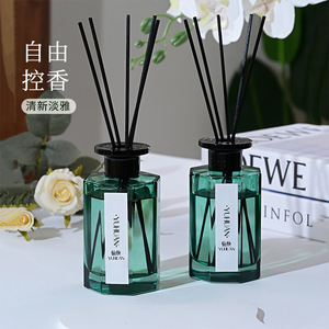 Yuhuan Aromatherapy <b>Diffuser</b> Glass <b>Bottle</b> Long Lasting Fragrance Home Air Freshener Anti Odour Decor - Product Image 1