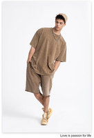 La mode de haute qualité peut être personnalisée impression grand T-shirt vierge à manches courtes 210g 100% coton T-shirt pour hommes