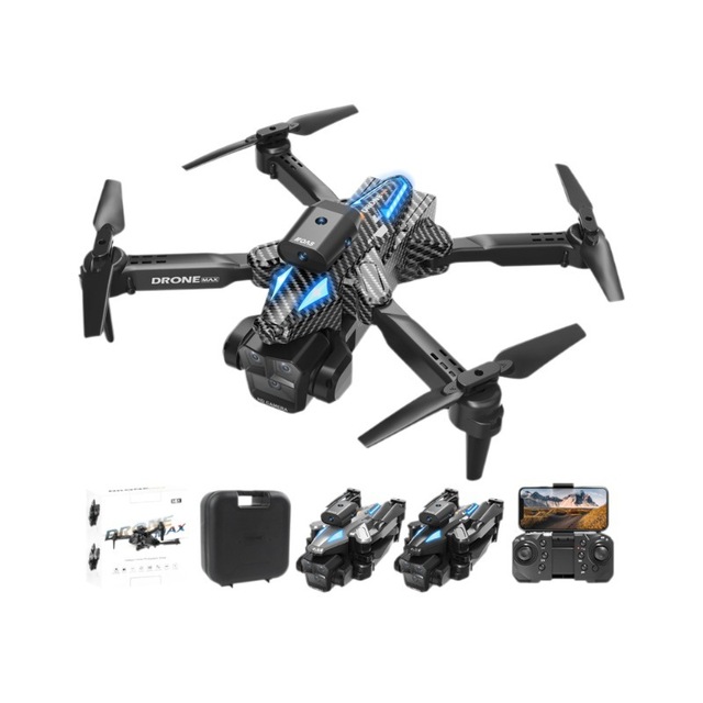K10 Max Drone 4K Three Camera HD Aerial Photography Quadcopter Automatic Obstacle Avoidance Optical Flow Radio Control Toys