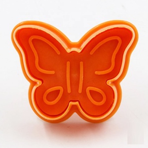 4 Pcs Cute Diy Plastic Baking Making Plunger Press Egg Rabbit butterfly <strong>Easter</strong> <strong>Cookie</strong> <strong>Cutters</strong> - Product Image 5