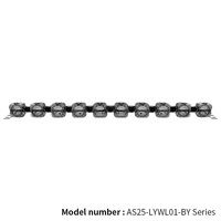 Barre lumineuse LED modulaire connectable 650W à faisceau haut/bas 6000K pour tout-terrain, VTT, UTV, camion, pick-up, nouveau boîtier en aluminium