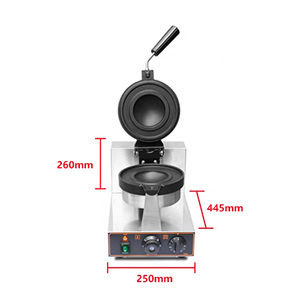 صانع الآيس كريم البرغر وعاء واحد آلة وعاء مزدوج للسندوتشات بانيني الجيلاتي UFO - Product Image 3