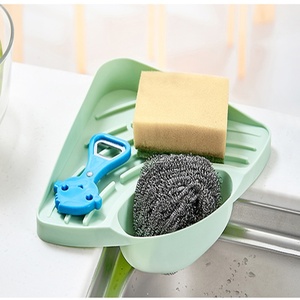 Wholesale Triangle <b>Kitchen</b> Drain <b>Rack</b> Thickened Plastic Standing Type Multifunctional <b>Storage</b> & Organizing Basket - Product Image 1