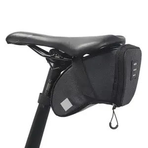 गर्म बेचने बाइक यात्रा काठी बैग निविड़ अंधकार साइकिल बैग और विभिन्न आकार के साथ बक्से पॉलिएस्टर साइकिल बैग