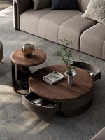 Table basse moderne en marbre avec pieds en acier au carbone pour la maison, l'hôtel, le salon, la salle de bain et les meubles de maison polyvalents