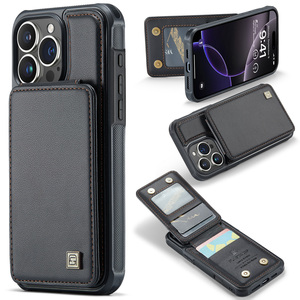 Autspace สำหรับ <span class=keywords><strong>iPhone</strong></span> 17 Air 11 12 13 14 15 16 Plus Pro MAX 16E TPU แบบนิ่มมีช่องใส่บัตรแบบพับได้กระเป๋าเงินสดเคสโทรศัพท์หนัง PU - Product Image 6