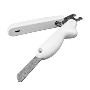 Tijeras para Uñas de Perros y Gatos de Acero Resistente, Herramienta de Aseo Profesional para Mascotas con Luz LED - Product Image 6