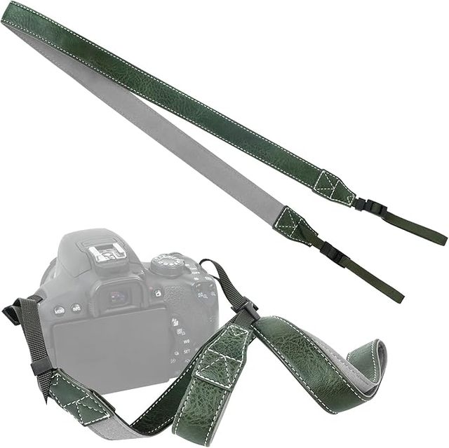 4 Colors in Store Support Customized Hot Selling Stylish Leather Slim Camera Straps Accessory for Universal DSLR Cameras