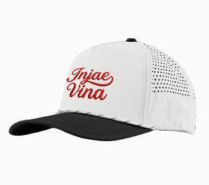 Gorra de Golf OEM Personalizada de 2 Tonos y 5 Paneles con Cuerdas, Perforaciones Cortadas con Láser, de Secado Rápido, de Perfil Alto, Gorra de Béisbol Bordada, Sombrero Deportivo de Golf - Product Image 1