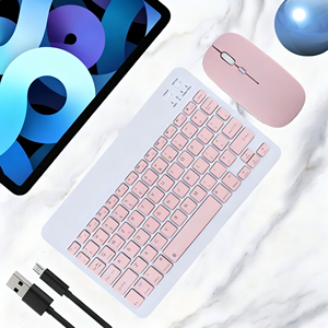 Nouvel Arrivage 2026 – <span class=keywords><strong>Clavier</strong></span> et Souris Sans Fil Colorés Mini BT avec Combo Souris pour Smartphones - Product Image 2