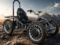 Go-Kart Eléctrico Todoterreno 4x4 de 8000W y 60V para Adultos