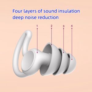 Embalaje personalizado <span class=keywords><strong>equipo</strong></span> <span class=keywords><strong>de</strong></span> protección <span class=keywords><strong>personal</strong></span> seguridad alta fidelidad natación ruido cancelación silicona <span class=keywords><strong>tapones</strong></span> para los oídos - Product Image 5