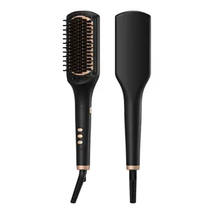 New Portable Hair Straightener PTC Heater Hair Straighteners LED Display Flat Iron Ceramic Hair Straightener with Swivel Cord