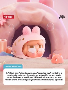 POPMART Original y Auténtico, Serie Crybaby Tears Flow Into the Sea, Figuras de PVC en Caja Ciega, Juguete de Moda - Product Image 3