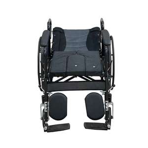 <span class=keywords><strong>Fauteuil</strong></span> <span class=keywords><strong>roulant</strong></span> manuel pliable à roues à rayons, avec cadre en acier au carbone amovible, dossier et appui-tête très confortables – Offre spéciale - Product Image 5