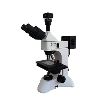 5,10,40,60,100 Objective Trinocular Metallographic Microscope Equipped Bright Field Objective with Camera and Analysis System