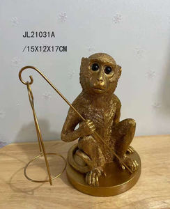 Commercio all'ingrosso decorazione animale in resina personalizzata a Led divertente serie di <span class=keywords><strong>animali</strong></span> pavone giraffa lampada a pappagallo di cavallo da notte luce animale lampada da tavolo - Product Image 6