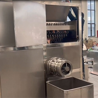 Broyeur industriel de blocs de viande et d'os congelés prix de la machine de broyage pour les aliments pour chiens