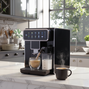 Smart Cappuccino Intelligent Fully-automatic Espresso <b>Coffee</b> <b>Maker</b> With Milk Frother for Home Smart Cappuccino Intelligent Fully - Product Image 3