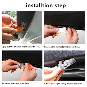 Feux d'accueil de porte de voiture à Led pour <span class=keywords><strong>Audi</strong></span> <span class=keywords><strong>A1</strong></span> A3 8P 8V A4 A5 A6 A7 A8 Q3 Q5 Q7 Q8 <span class=keywords><strong>Sline</strong></span> TT Logo Projector Ghost Shadow Lamp - Product Image 4