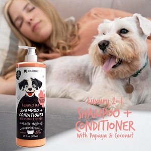 <span class=keywords><strong>Shampoo</strong></span> e Balsamo 2 in 1 di Lusso per Cani e Gatti, con Papaya e Cocco, Vegano e Naturale, per Toelettatura Professionale, Etichetta Privata - Product Image 3
