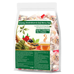 Tè Naturale OEM a Base di Erbe Cinesi per la Cura del Fegato, Tè Detox al Ginseng, Dendrobium e Bacche di Goji per il Supporto Renale e la Salute Quotidiana - Product Image 5