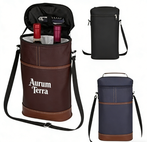 Sac isotherme Oxford pour 2 bouteilles de vin, sac isotherme pour verres à vin, sac réutilisable pour bouteilles de champagne, restaurants - Product Image 3