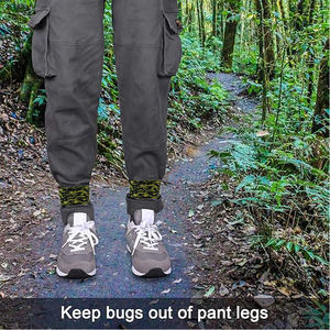 Sangles de jambe de pantalon de vélo réglables, bande de sécurité pour la cheville de cyclisme, ceinture de fixation pour pantalons, chemisiers pour la conduite, l'<span class=keywords><strong>escalade</strong></span>, la pêche, la randonnée - Product Image 4