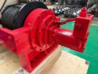 Treuil de remorquage 15000/22000/33000/44000LBS 10Ton/20Ton/30Ton Treuil hydraulique à vis sans fin Capstan PTO pour camion de remorquage Tracteur Forêt