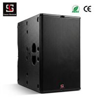 Système de sonorisation professionnel avec amplificateur de subwoofer actif double 15 pouces, 2400W, enceinte de scène de club alimentée avec DSP allemand