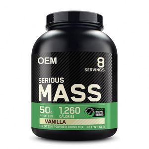 Vitahealthy Customized Chocolate Serious Mass <b>Weight</b> <b>Gainer</b> <b>Protein</b> <b>Powder</b> Formula Oem Sports Supplements - Product Image 1