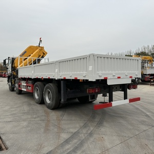 Sinotruk Howo <strong>White</strong>-Yellow Two-Tone N Series 380-horsepower Engine Truck-Mounted <strong>Crane</strong> Truck - Product Image 5