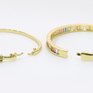 New Design High Quality Genuine Gold Plated Copper <strong>Bangle</strong> for Women <strong>Bracelets</strong> - Product Image 6