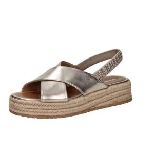 Tamaris Women's Wedge Sandal 1-28246-46 Gold Metallic <b>Platform</b> <b>Espadrille</b> Style Summer Footwear - Product Image 6