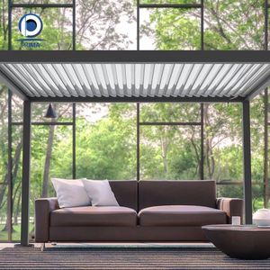 Pérgolas <span class=keywords><strong>de</strong></span> Techo con Rejillas Personalizadas Prima, Muebles <span class=keywords><strong>para</strong></span> el Hogar, Toldo <span class=keywords><strong>para</strong></span> Jardín, Pérgola Bioclimática <span class=keywords><strong>de</strong></span> <span class=keywords><strong>Aluminio</strong></span> <span class=keywords><strong>de</strong></span> Lujo, Gazebo <span class=keywords><strong>para</strong></span> Exteriores - Product Image 4