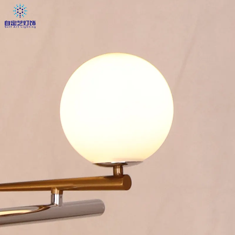 Best Sale Modern Classic Indoor Floor Light Glass Shade Iron Floor Lamp
